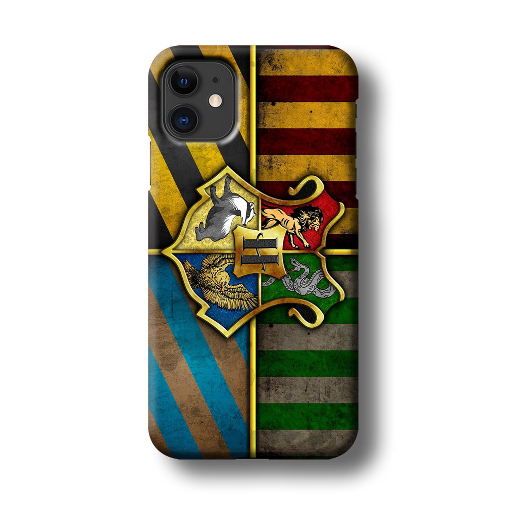 Harry Potter Hogwarts Symbol Flag iPhone 11 Case