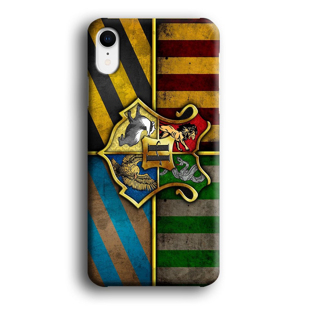 Harry Potter Hogwarts Symbol Flag iPhone XR Case