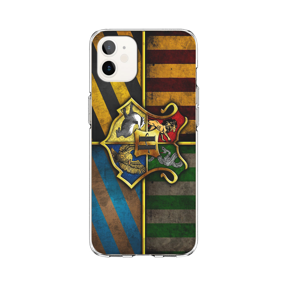 Harry Potter Hogwarts Symbol Flag iPhone 12 Mini Case