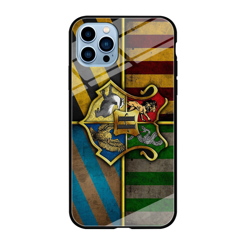 Harry Potter Hogwarts Symbol Flag iPhone 12 Pro Case