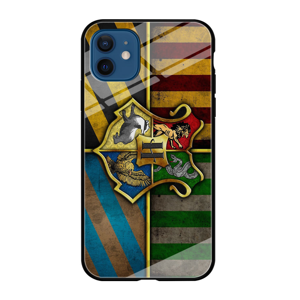 Harry Potter Hogwarts Symbol Flag iPhone 12 Mini Case