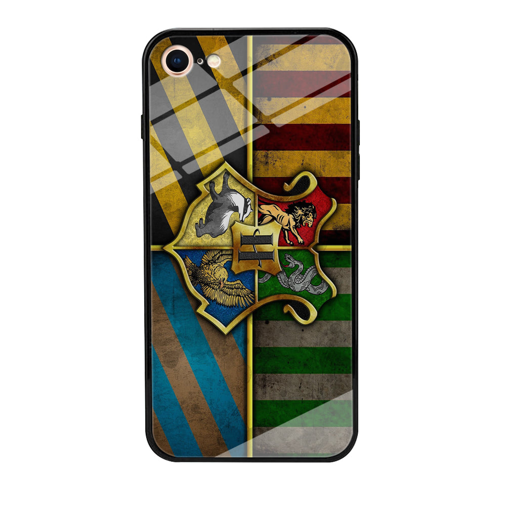 Harry Potter Hogwarts Symbol Flag iPhone SE 2020 Case