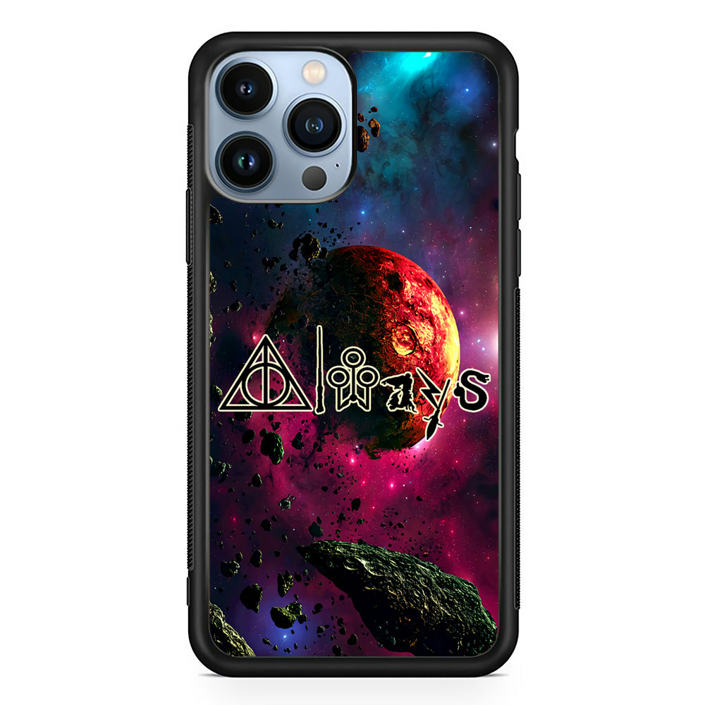 Harry Potter Symbol Galaxy iPhone 14 Pro Max Case