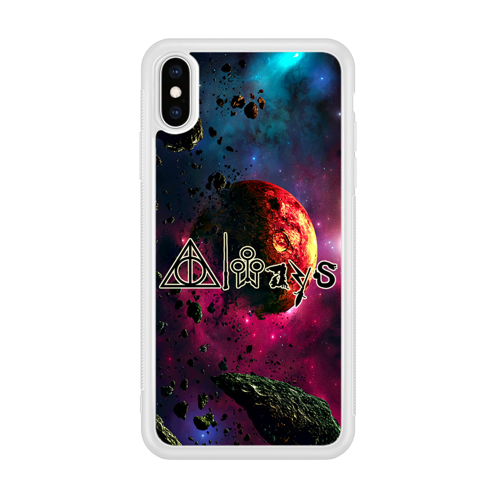 Harry Potter Symbol Galaxy iPhone Xs Case