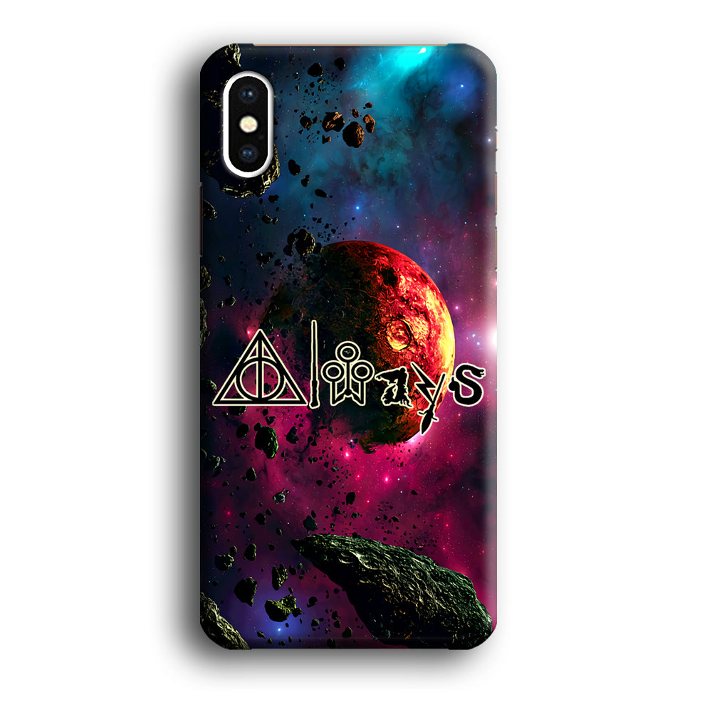 Harry Potter Symbol Galaxy iPhone Xs Case