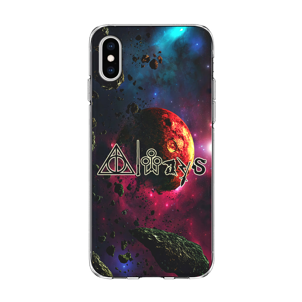 Harry Potter Symbol Galaxy iPhone Xs Case