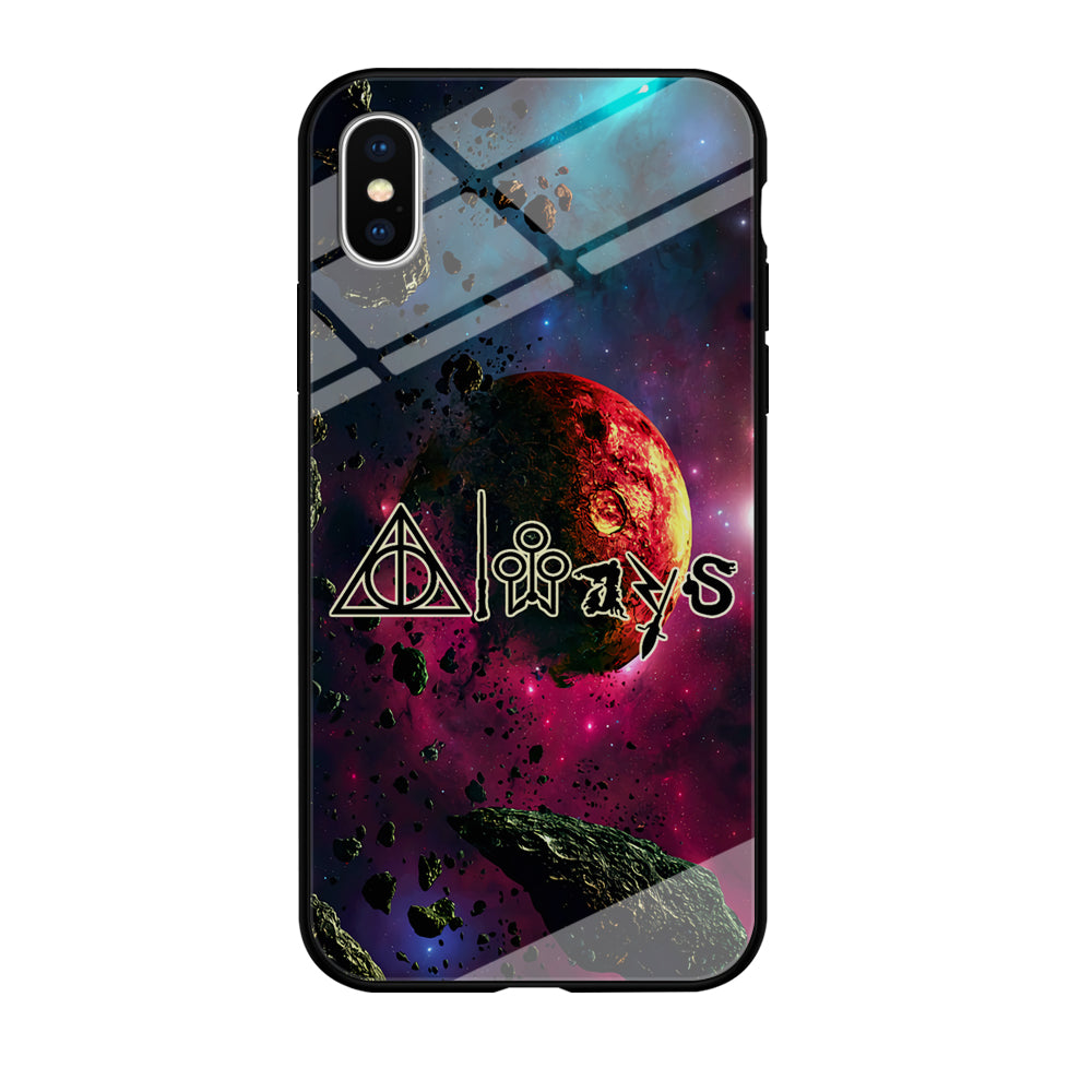 Harry Potter Symbol Galaxy iPhone X Case