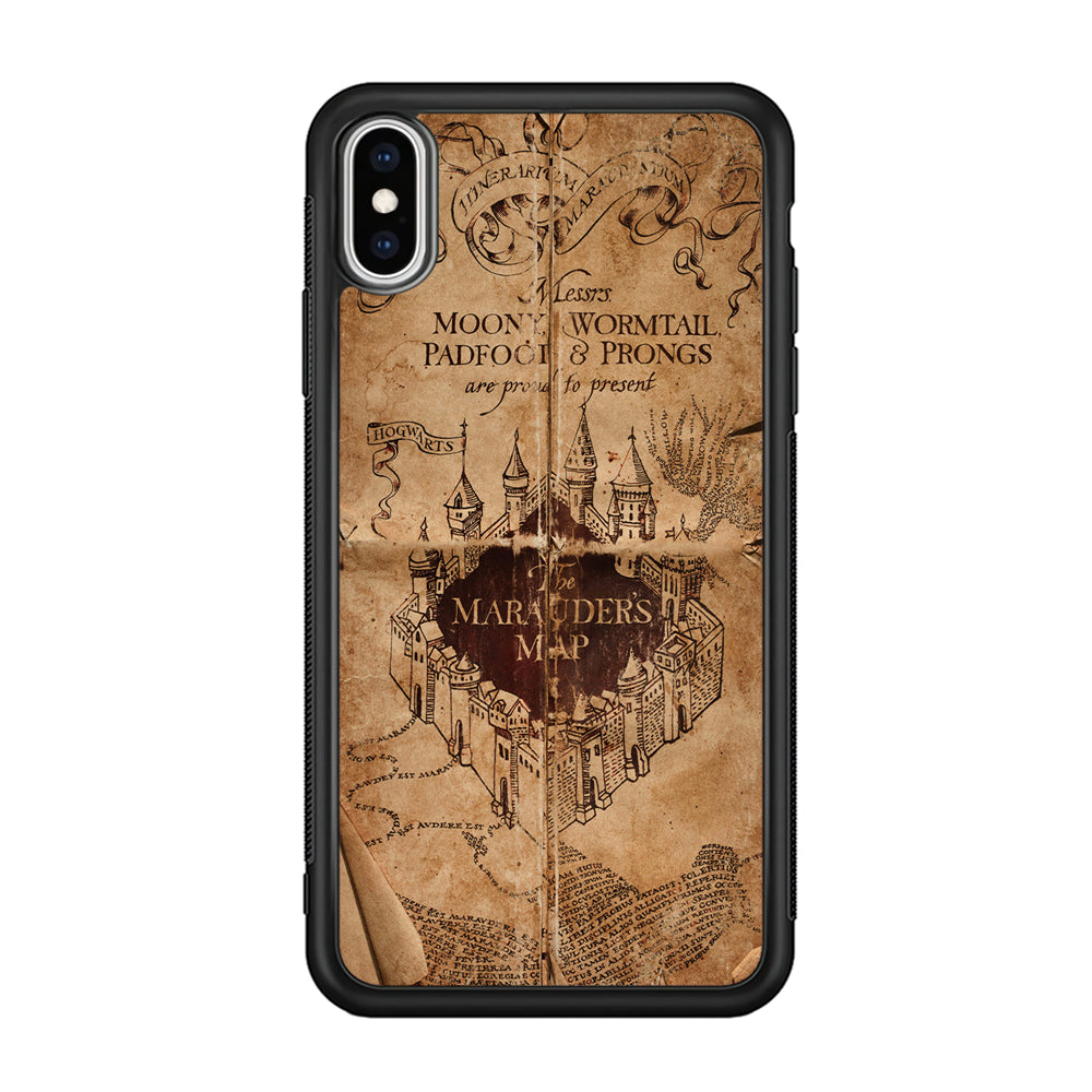 Harry Potter The Marauder's Map iPhone Xs Max Case