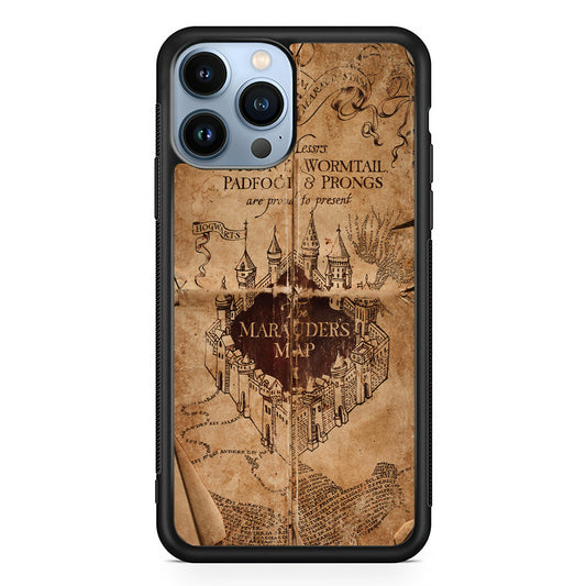 Harry Potter The Marauder's Map iPhone 14 Pro Case