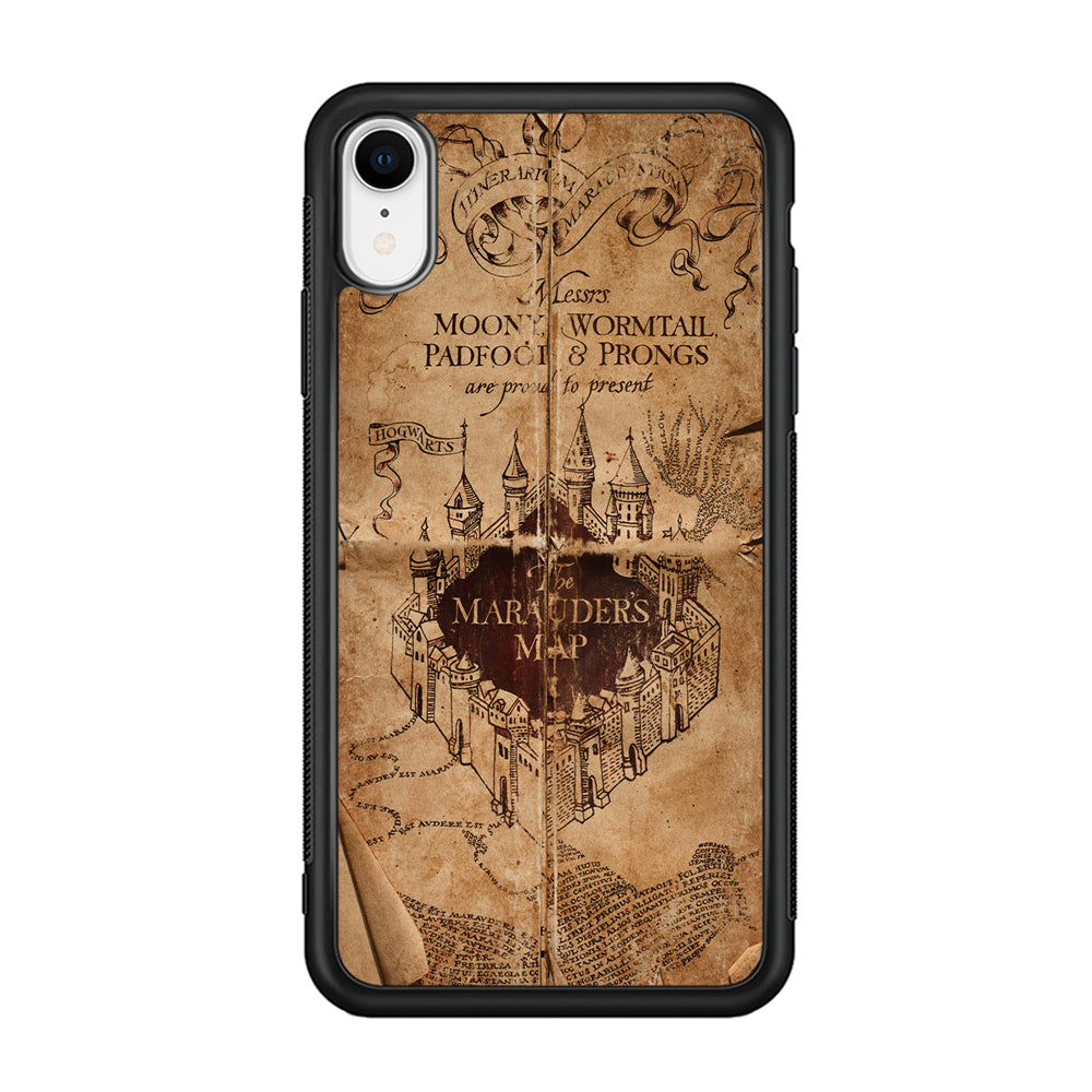 Harry Potter The Marauder's Map iPhone XR Case