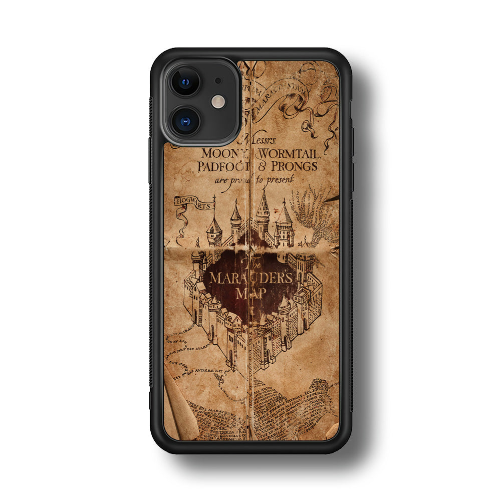 Harry Potter The Marauder's Map iPhone 11 Case