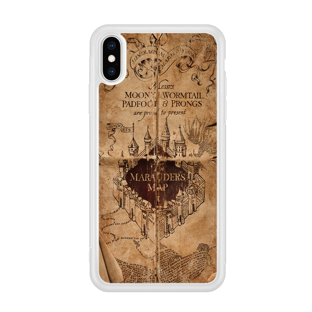 Harry Potter The Marauder's Map iPhone Xs Case