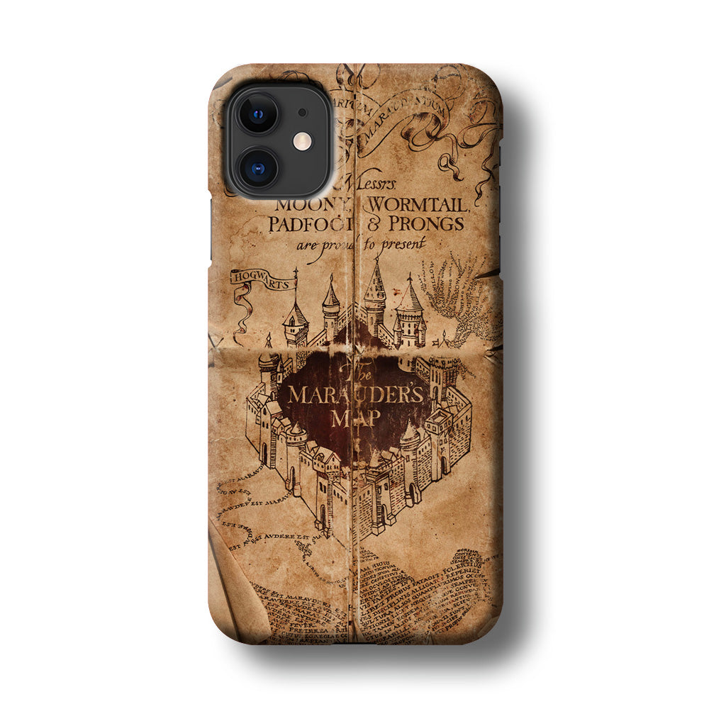 Harry Potter The Marauder's Map iPhone 11 Case