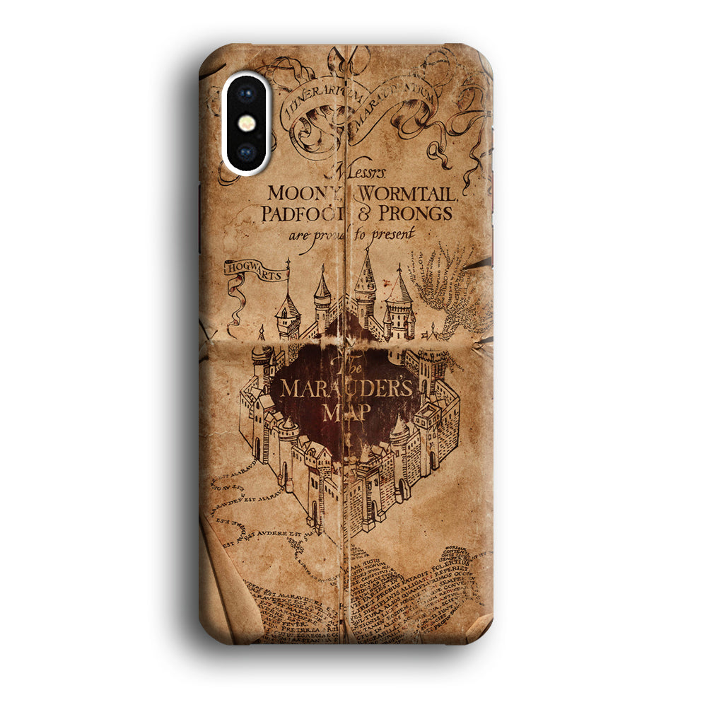 Harry Potter The Marauder's Map iPhone Xs Max Case