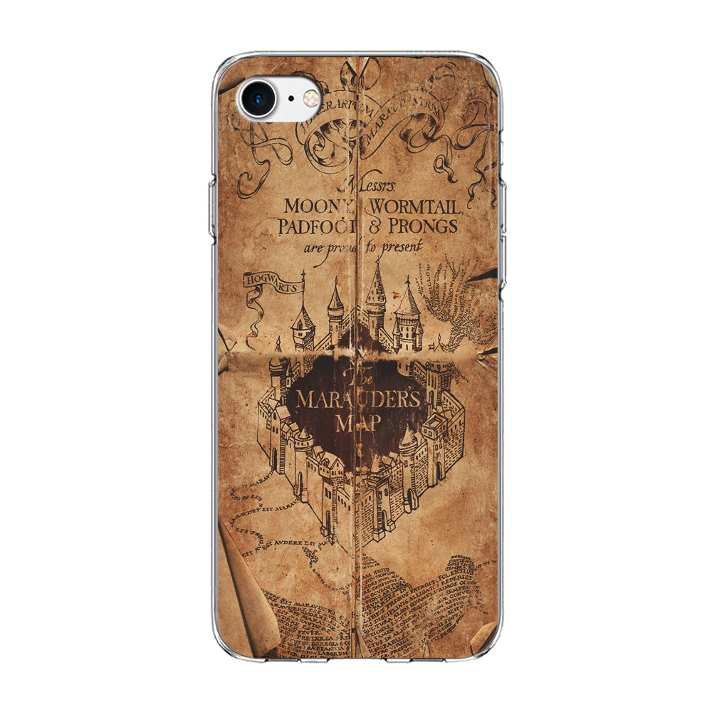 Harry Potter The Marauder's Map iPhone SE 2020 Case