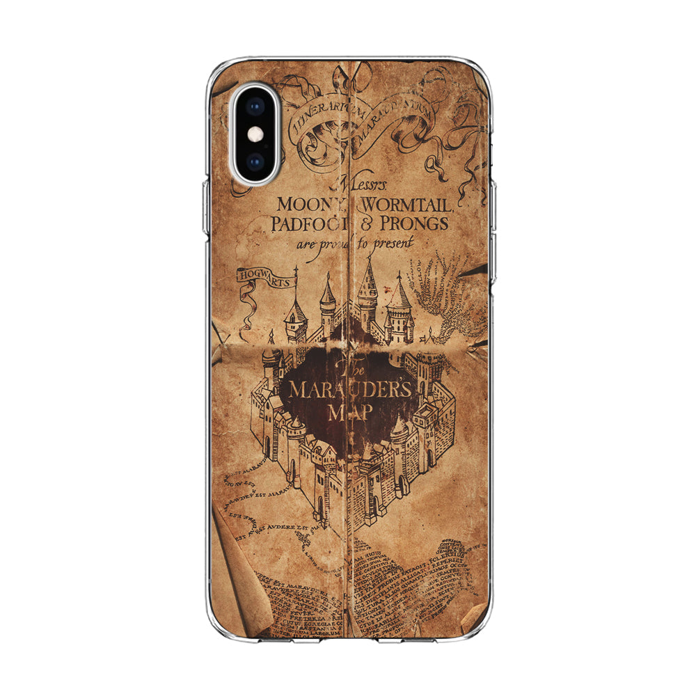 Harry Potter The Marauder's Map iPhone Xs Case