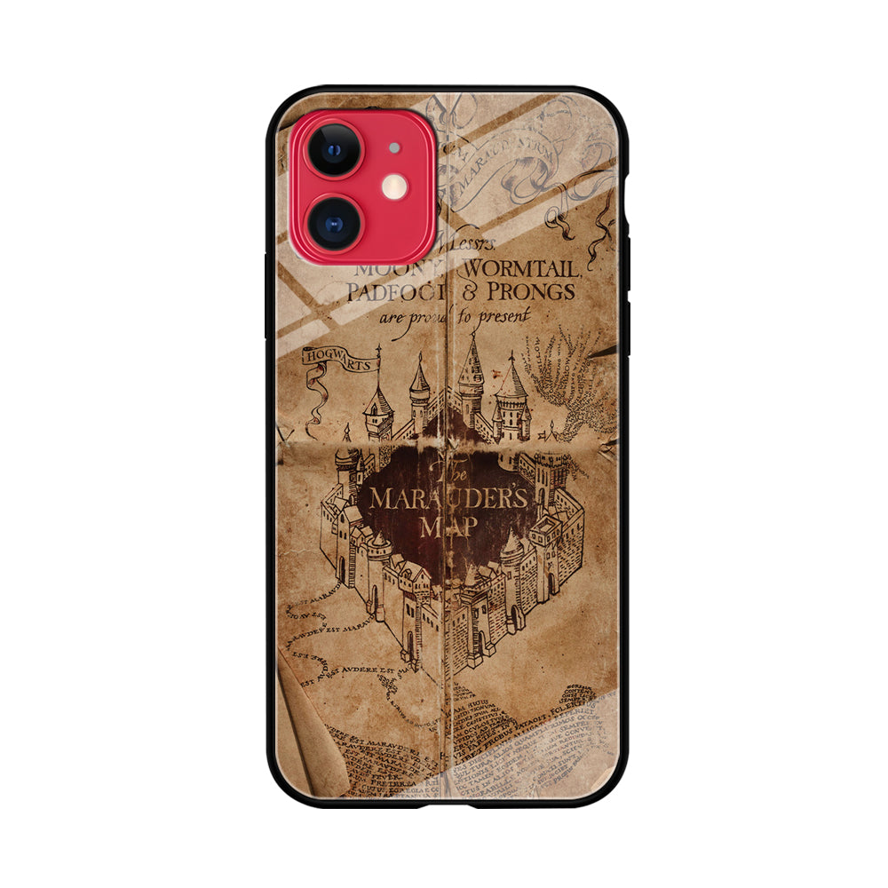 Harry Potter The Marauder's Map iPhone 11 Case