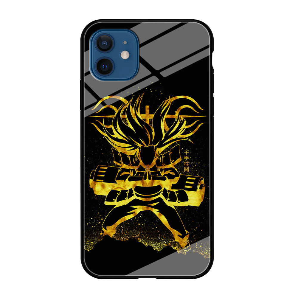Hashirama Senju Gold iPhone 12 Case-Phone Case-Tempered Glass Case-Altracase
