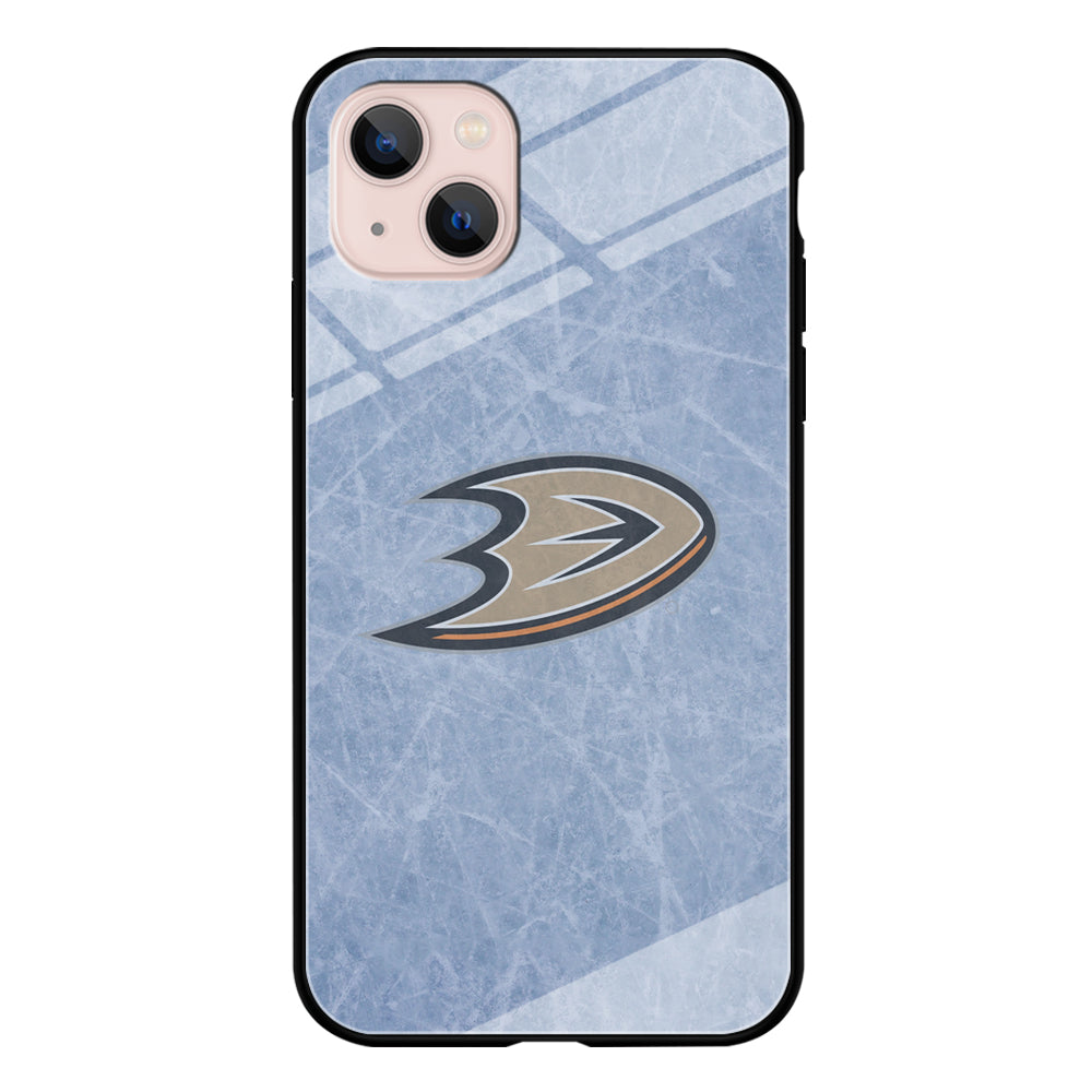 Hockey Anaheim Ducks NHL 001 iPhone 13 Case-Phone Case-Tempered Glass Case-Altracase