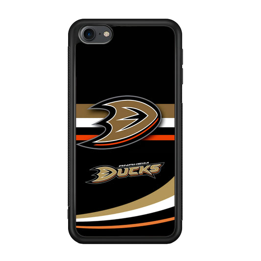 Hockey Anaheim Ducks NHL 002 iPod Touch 6 Cas-Phone Case-Rubber White (2D Case)-Altracase