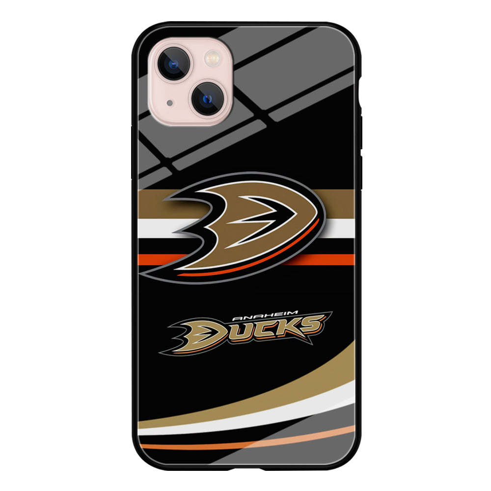 Hockey Anaheim Ducks NHL 002 iPhone 13 Case-Phone Case-Tempered Glass Case-Altracase