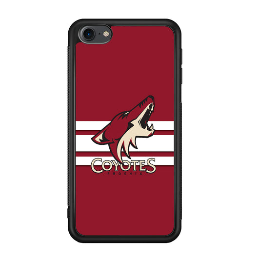 Hockey Arizona Coyotes NHL 001 iPod Touch 6 Case-Phone Case-Rubber White (2D Case)-Altracase