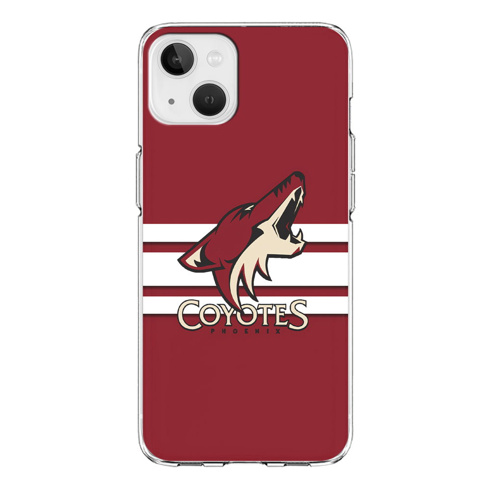 Hockey Arizona Coyotes NHL 001 iPhone 13 Case-Phone Case-Clear Soft Case-Altracase