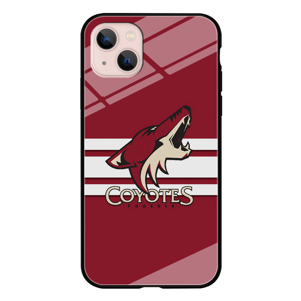 Hockey Arizona Coyotes NHL 001 iPhone 13 Case-Phone Case-Tempered Glass Case-Altracase