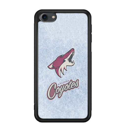 Hockey Arizona Coyotes NHL 002 iPod Touch 6 Case-Phone Case-Rubber White (2D Case)-Altracase