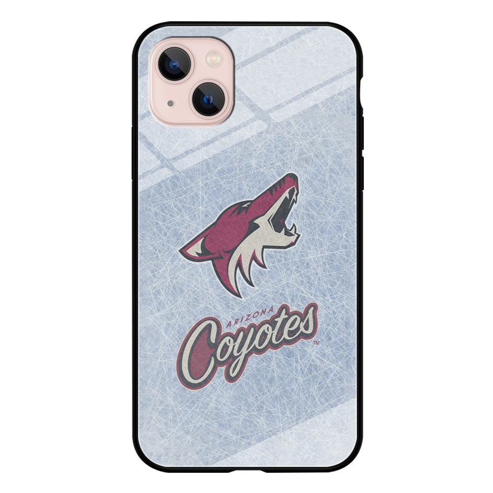 Hockey Arizona Coyotes NHL 002 iPhone 13 Case-Phone Case-Tempered Glass Case-Altracase