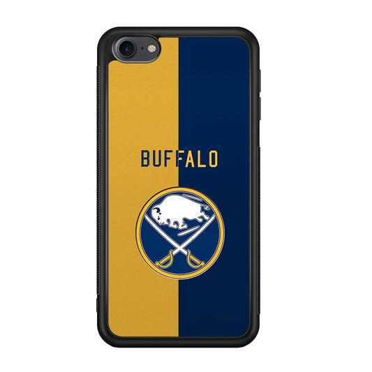 Hockey Buffalo Sabres NHL 001 iPod Touch 6 Case-Phone Case-Rubber White (2D Case)-Altracase