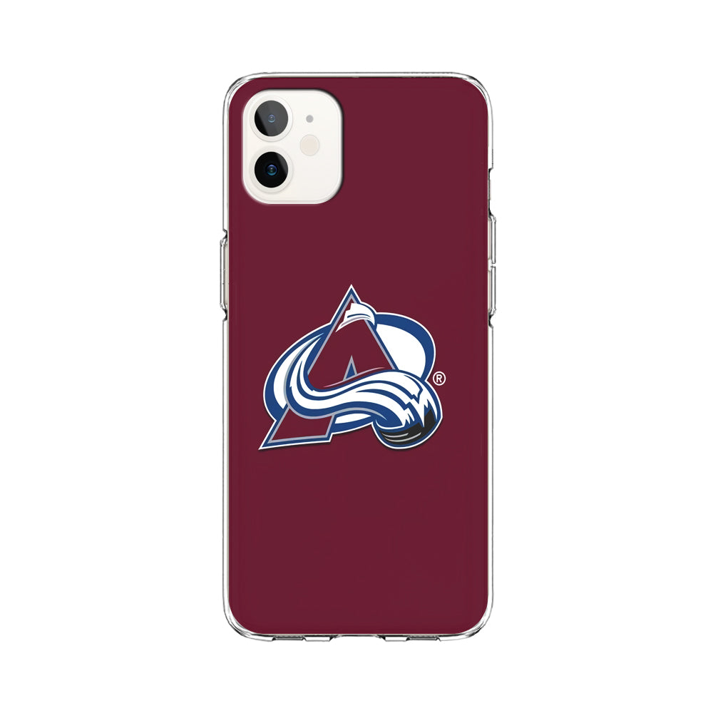 Hockey Colorado Avalanche NHL 001 iPhone 12 Case-Phone Case-Clear Soft Case-Altracase