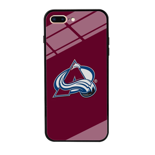 Hockey Colorado Avalanche NHL 001 iPhone 8 Plus Case-Phone Case-Tempered Glass Case-Altracase