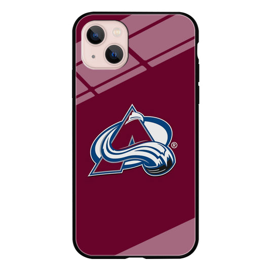 Hockey Colorado Avalanche NHL 001 iPhone 13 Mini Case-Phone Case-Tempered Glass Case-Altracase