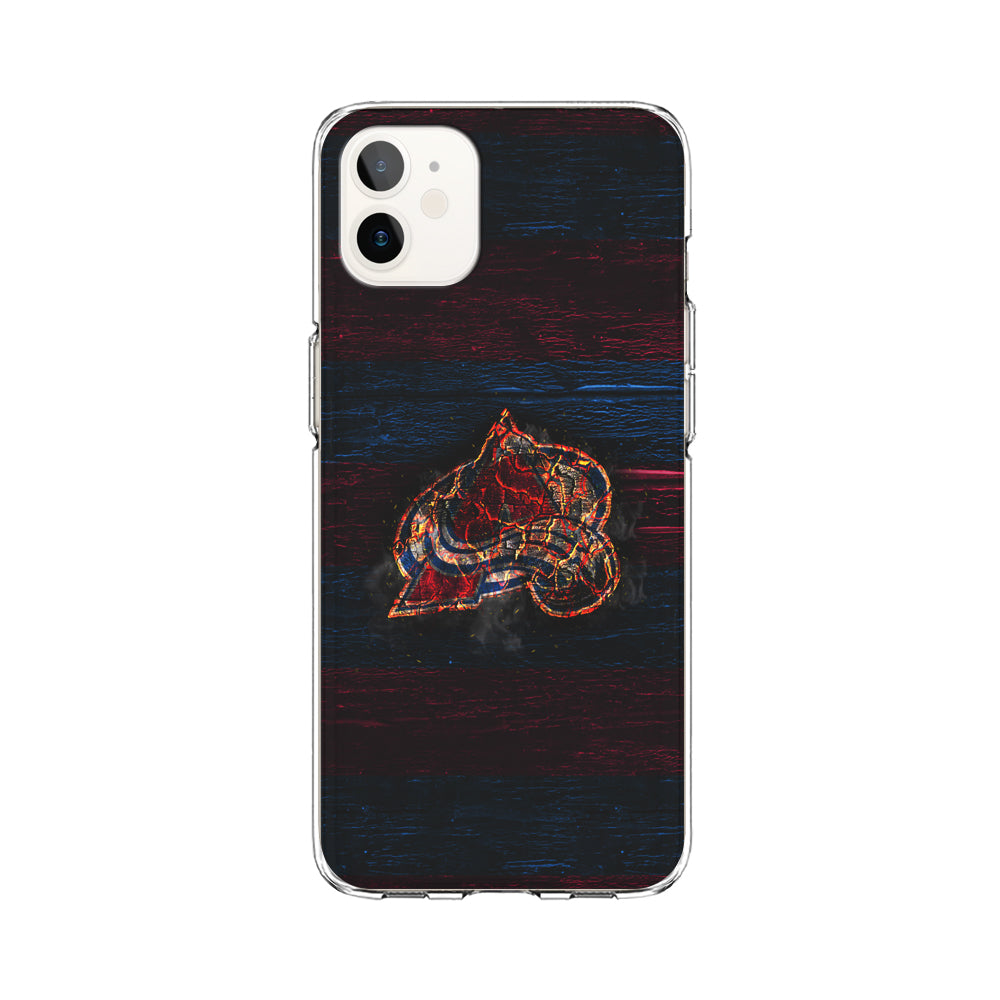 Hockey Colorado Avalanche NHL 002 iPhone 12 Case-Phone Case-Clear Soft Case-Altracase