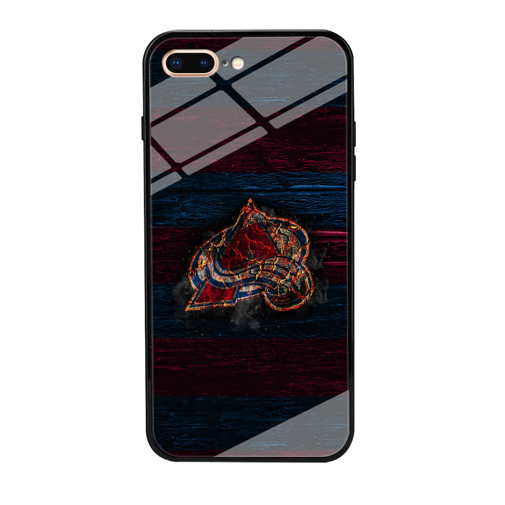 Hockey Colorado Avalanche NHL 002 iPhone 8 Plus Case-Phone Case-Tempered Glass Case-Altracase
