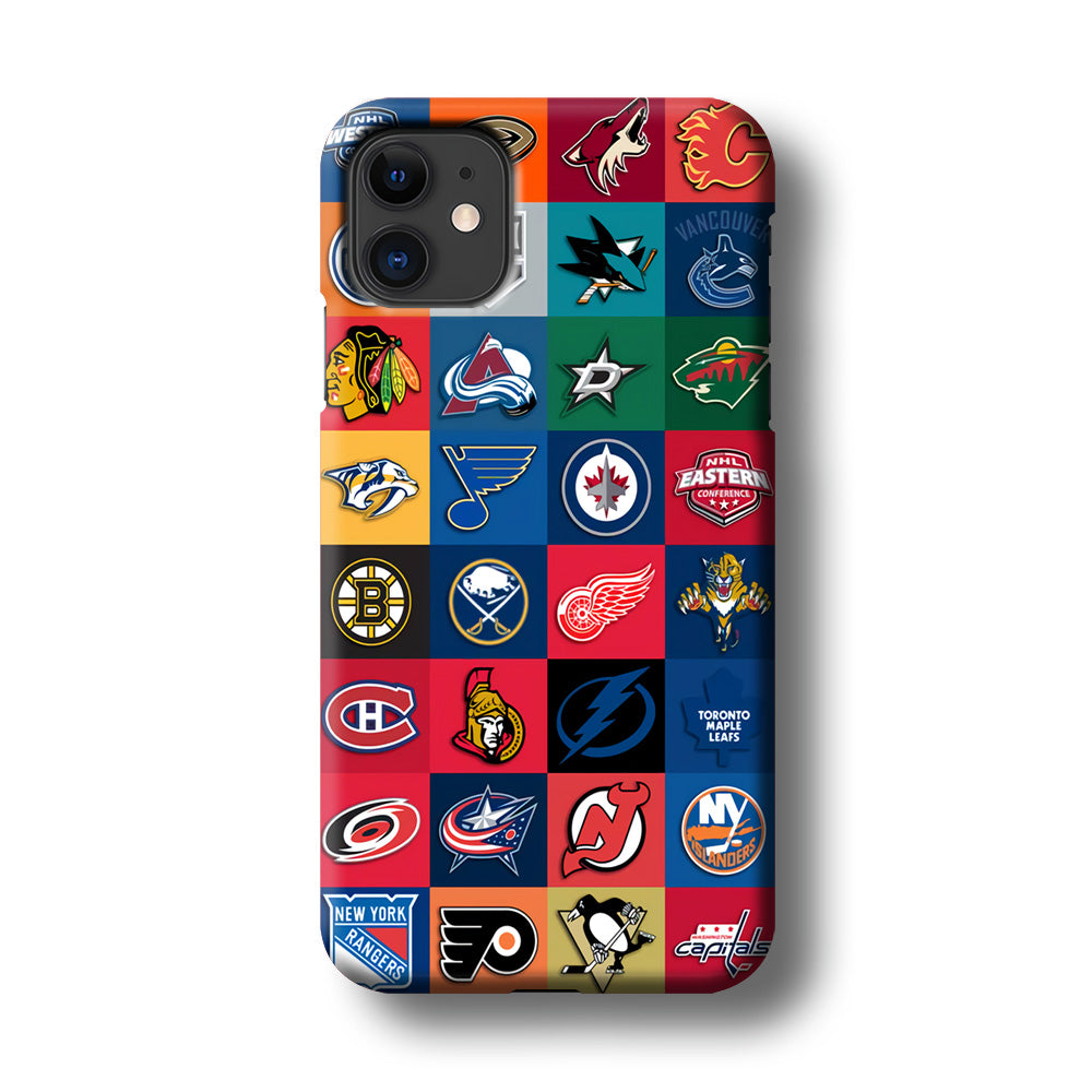 Hockey Teams NHL 001 iPhone 11 Case