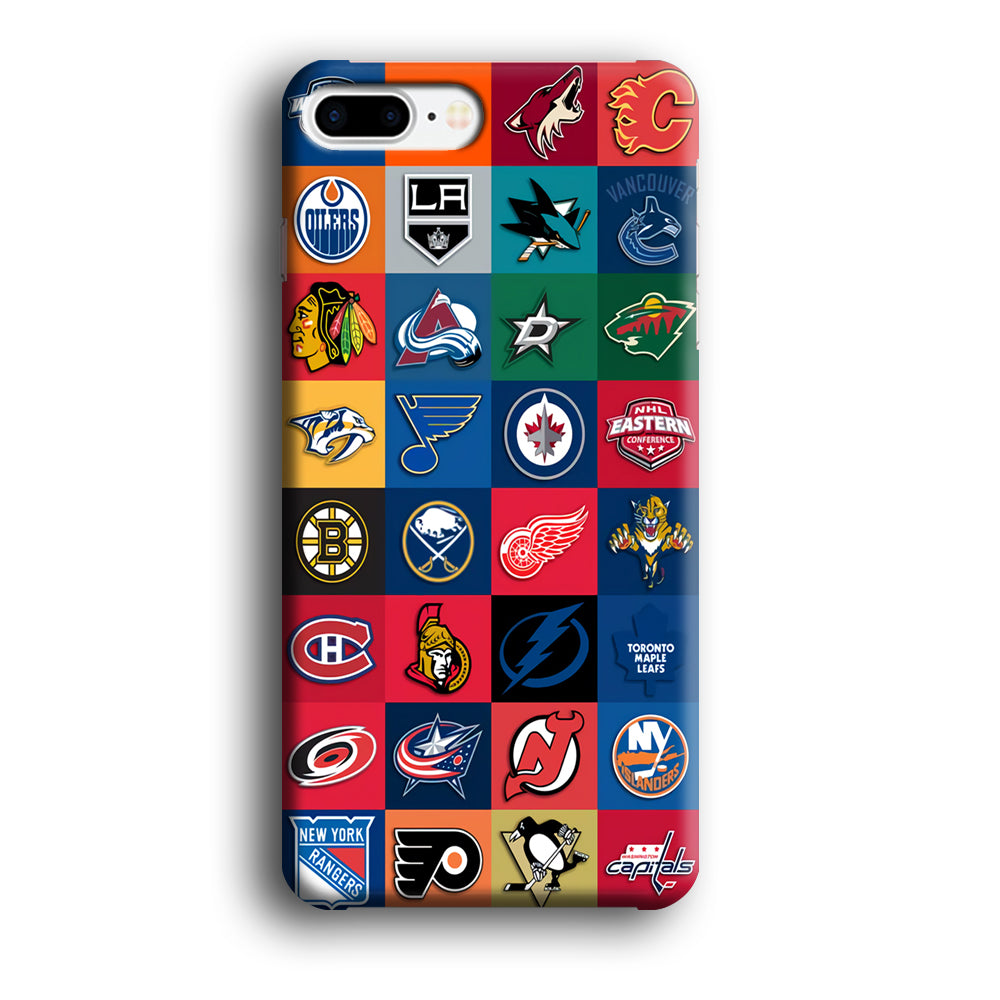 Hockey Teams NHL 001 iPhone 8 Plus Case