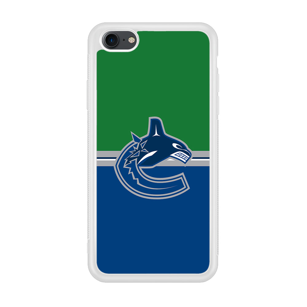 Hockey Vancouver Canucks NHL 002 iPhone 7 Case-Phone Case-Rubber White (2D Case)-Altracase