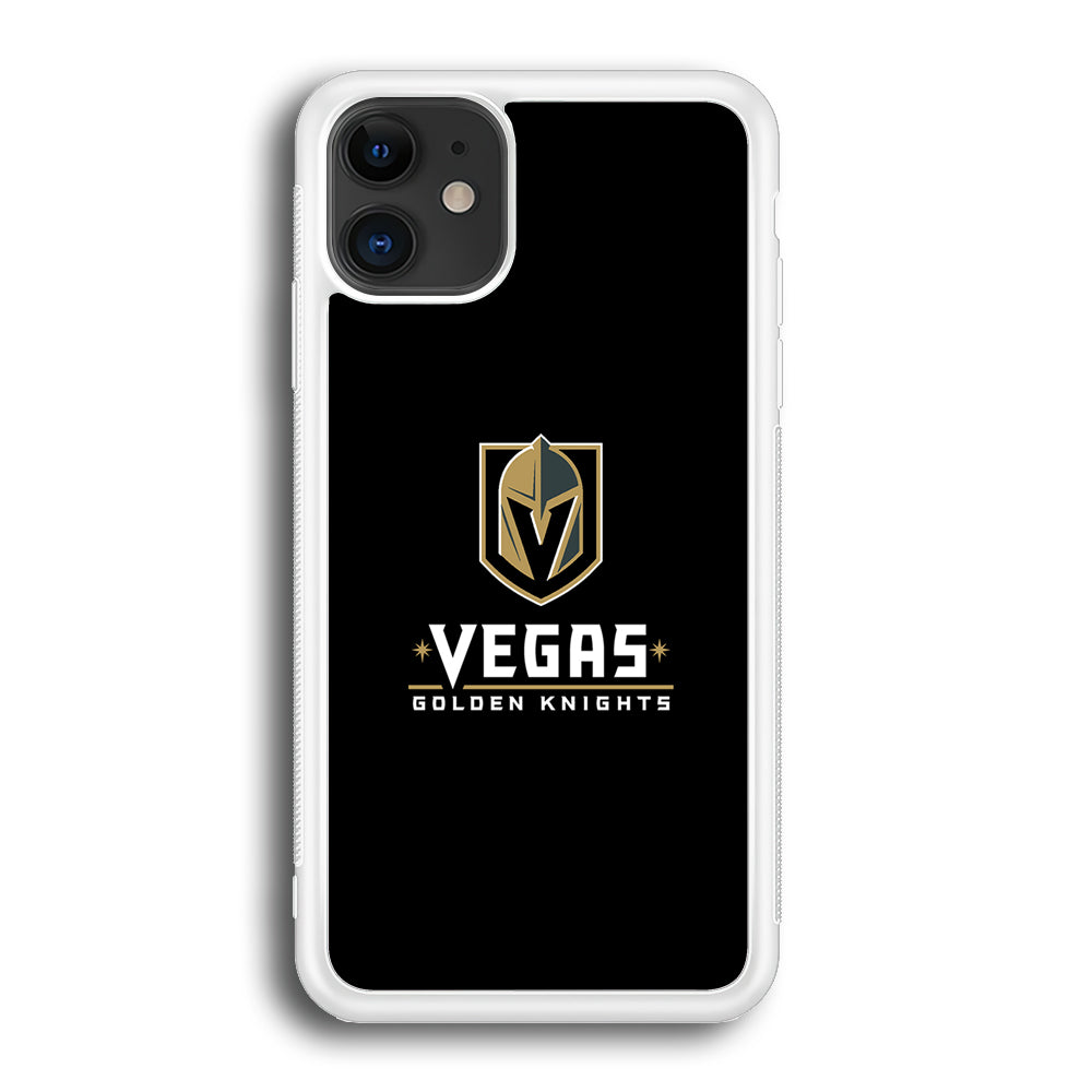 Hockey Vegas Golden Knights NHL 002 iPhone 12 Case-Phone Case-Rubber White (2D Case)-Altracase