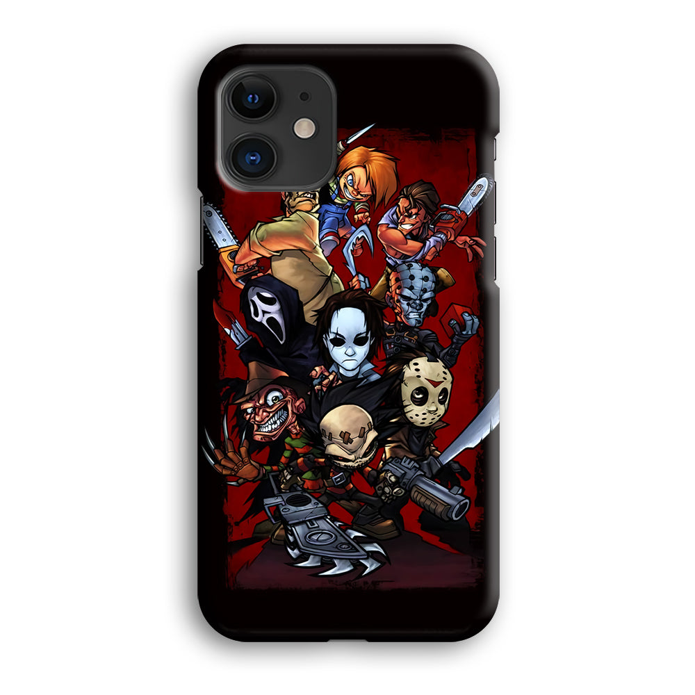 Horror Character Cartoon iPhone 12 Case-Phone Case-3D Case-Altracase