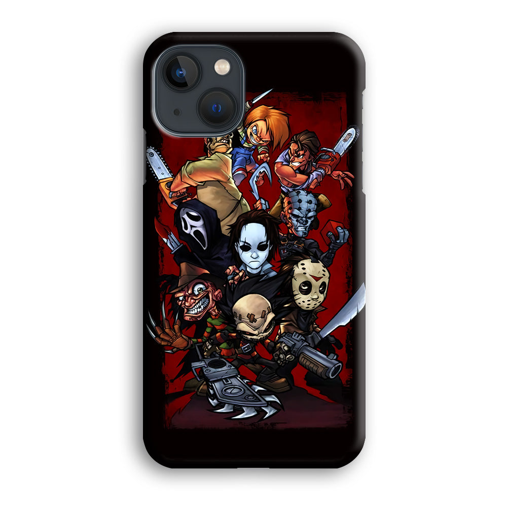 Horror Character Cartoon iPhone 13 Mini Case-Phone Case-3D Case-Altracase