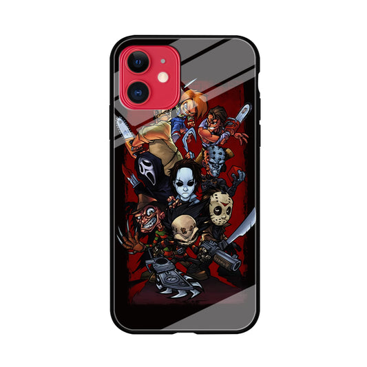 Horror Character Cartoon iPhone 11 Case-Phone Case-Tempered Glass Case-Altracase