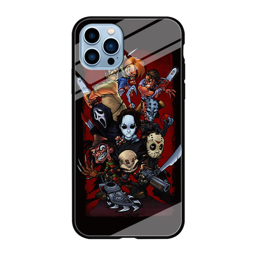 Horror Character Cartoon iPhone 12 Pro Max Case-Phone Case-Tempered Glass Case-Altracase
