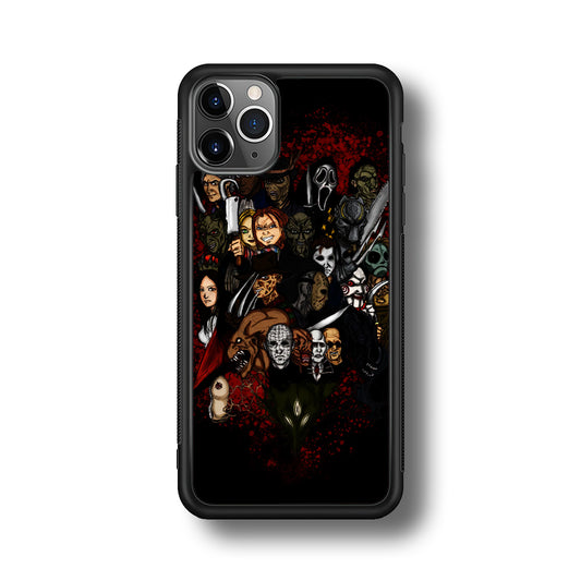 Horror Movie Character iPhone 11 Pro Case-Phone Case-Rubber Black (2D Case)-Altracase