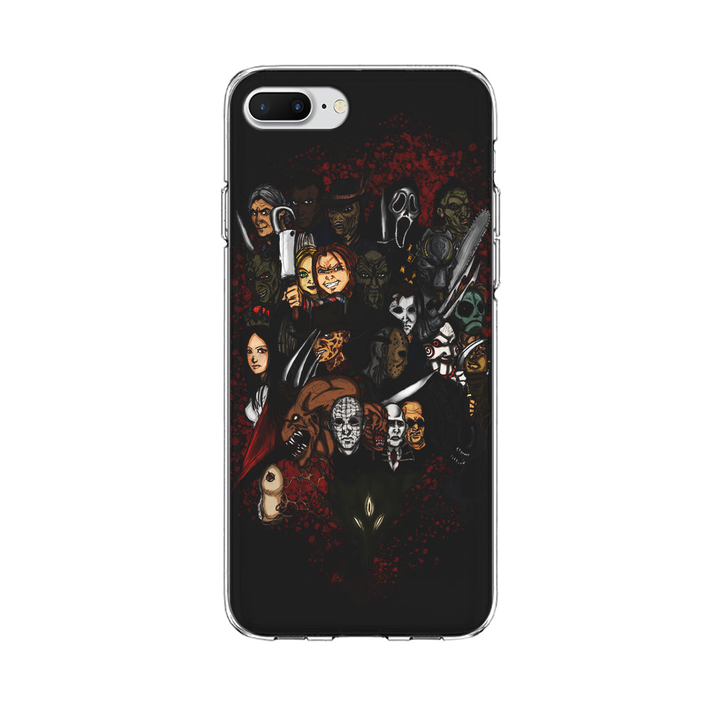 Horror Movie Character iPhone 8 Plus Case-Phone Case-Clear Soft Case-Altracase