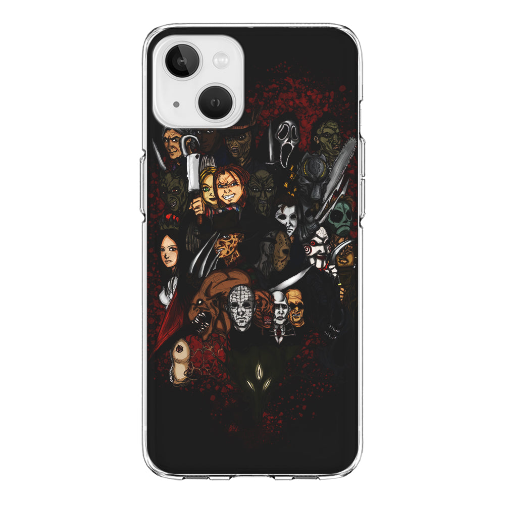 Horror Movie Character iPhone 13 Mini Case-Phone Case-Clear Soft Case-Altracase