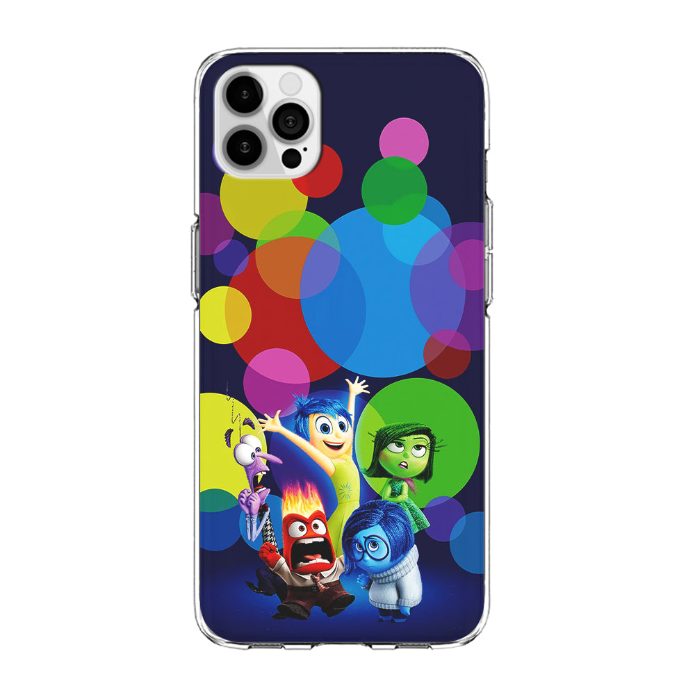 Inside Out Colorful Circle iPhone 13 Pro Case-Phone Case-Clear Soft Case-Altracase
