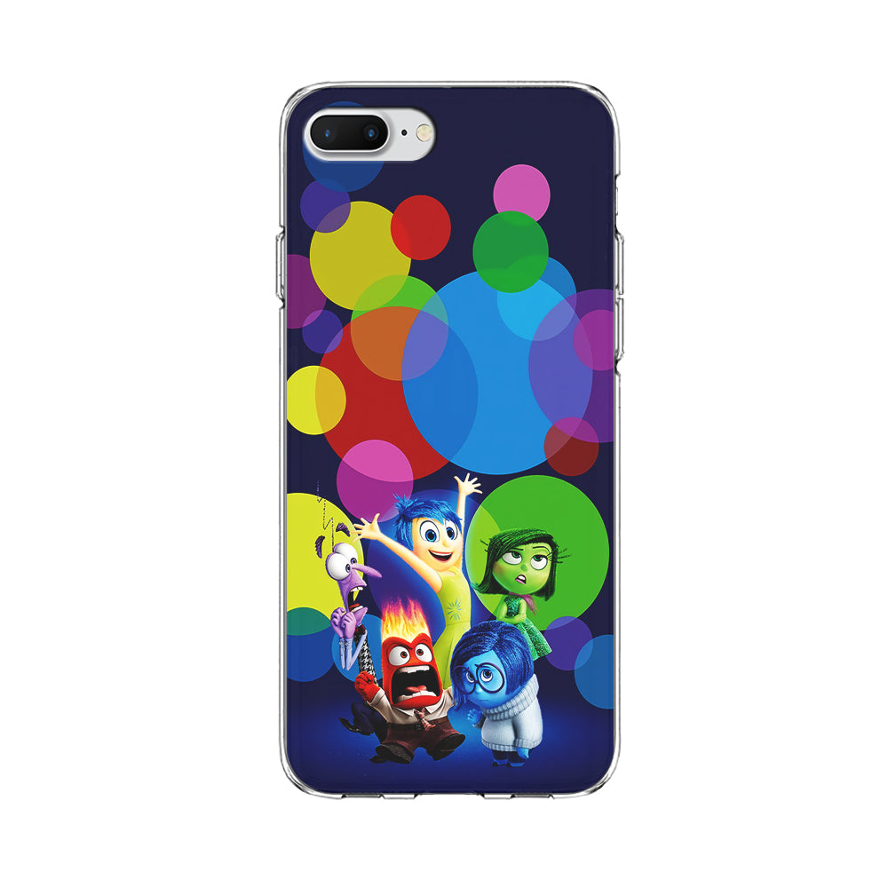 Inside Out Colorful Circle iPhone 8 Plus Case-Phone Case-Clear Soft Case-Altracase