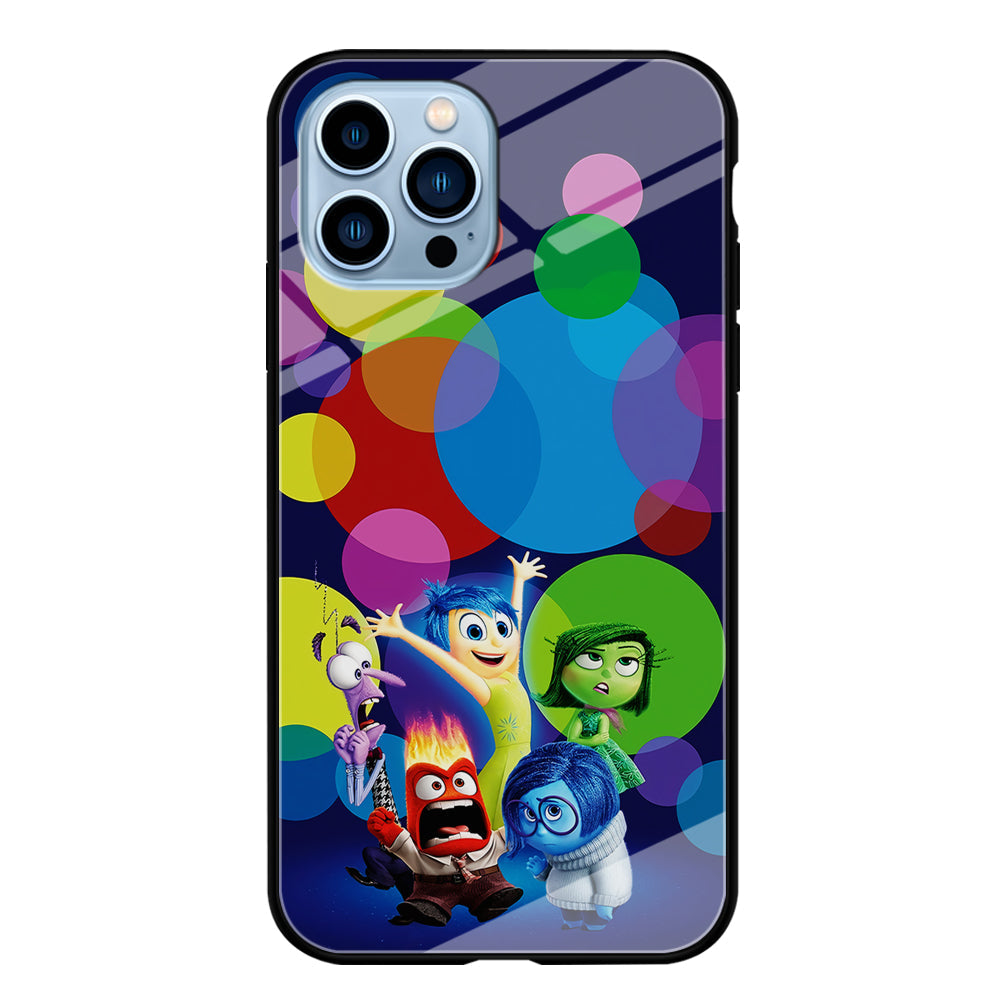 Inside Out Colorful Circle iPhone 13 Pro Case-Phone Case-Tempered Glass Case-Altracase